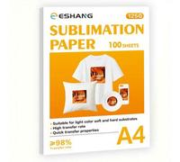 Shein Tamaño A4, 100 hojas, 125 g/m², apto para cualquier impresora de inyección de tinta HP, Sawgrass y tintas de sublimación, se puede usar para tazas, ca