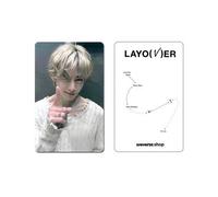 Shein Tarjeta coleccionable de retrato de doble cara de alta definición LOMO multiusos y práctica de B/TS V Kim Taehyung Layover Solo Album de la Weverse Sh