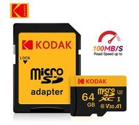 Shein Tarjeta de memoria Micro SD clase 10, V30 U3 C10 de 100MB/S con adaptador de 32GB/64GB/128GB/256GB, tarjeta flash clase 10 para cámara DSLR, vigilanci