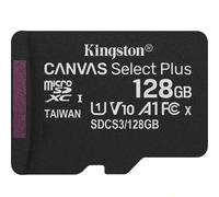Shein Tarjeta de memoria MicroSD Kingston Canvas Select Plus con clase de rendimiento Android A1, tarjeta de memoria micro SD SDCS3 de 64GB, 128GB, 256GB, 5