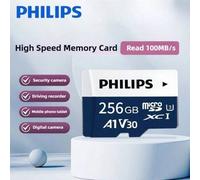 Shein Tarjeta de memoria TF SD de alta velocidad PHILIPS de 8GB, 16GB, 32GB, 64GB, 128GB, 256GB para cámara de salpicadero, cámara, smartphone, gran capacid