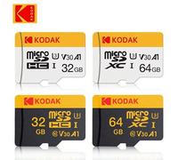 Shein Tarjeta Micro SD Kodak de 16GB/32GB/64GB/128GB, Clase 10 C10 U3 V30 A1 de alta velocidad, 100MB/s, con adaptador de tarjeta SD, apta para teléfonos in