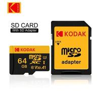 Shein Tarjeta Micro SD Kodak U3 V30 Clase 10 de 16GB/32GB/64GB/128GB/256GB/512GB, Almacenamiento de alta velocidad con adaptador, apta para cámara DSLR, vig