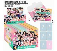 Shein Tarjeta pequeña de celebridad tailandesa GMMT/V Tarjeta de foto periférica CP 5+1 Tarjeta de sorteo Tarjeta LOMO de doble cara, Tarjeta de regalo, 2ge
