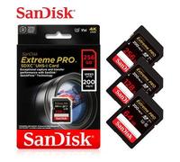 Shein Tarjeta SanDisk Extreme PRO SDXC UHS-1 de 64GB, 128GB, 256GB SDXC V30 A2 de máxima velocidad, tarjeta SD talla grande grande con velocidad de hasta 20