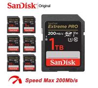 Shein Tarjeta SD SanDisk Extreme PRO, tarjeta de memoria flash U3 4K V30 de 1 TB, 512 GB, 256 GB, 128 GB, 64 GB, 32 GB, tarjeta de memoria SD de alta veloci