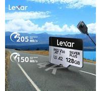 Shein Tarjeta TF Lexar SILVER PLUS, tarjeta de memoria para cámara de acción 4K, drones, GoPro, teléfonos inteligentes, tarjeta microSD