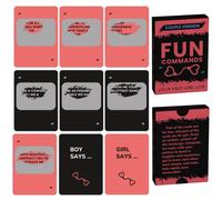 Shein Tarjetas de juego de entretenimiento para parejas - 46 tarjetas de diálogo para raspar y mejorar la comunicación en la relación, desbloquear regalos r
