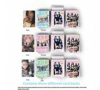 Shein Tarjetas Lomo holográficas de doble cara "The Beautiful Chaos" Tour de KATSEYE, 50 piezas de tarjetas fotográficas HD para todos los miembros | Colecc