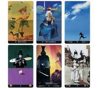 Shein Tarot de arte intuitivo, 78 cartas en inglés, juego de adivinación para reuniones, cartas de tarot de predicción, regalos de Navidad, Halloween y Pasc