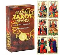 Shein Tarot de Valencia de alta calidad de España, baraja de 78 cartas del Tarot de Marsella, adecuada para juegos de cartas y coleccionistas, adivinación p
