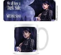 Shein Taza Desayuno Miércoles Lado Oscuro Diseño Exclusivo y Capacidad Ideal - Taza Con Diseño de Wednesday Con Agarre Cómodo y Apta Para Lavavajillas y Mic