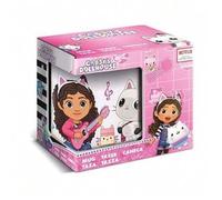 Shein Taza Gabbys DollHouse de Cerámica, Mug Gabbys DollHouse En caja de Regalo, 325 ml, Licencia 100% Original, Color Rosa, Kiglam. Envios 24-48 horas