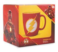 Shein Taza Logo The Flash 350 Ml Diseño Exclusivo y Capacidad Ideal - Taza Con Diseño de The Flash Con Agarre Cómodo y Apta Para Lavavajillas y Microondas,