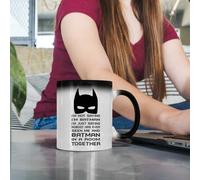 Shein Taza que cambia de color con el calor de Batman - "No estoy diciendo que soy Batman" Taza de café que cambia de color - Diseño de superhéroe que se tr