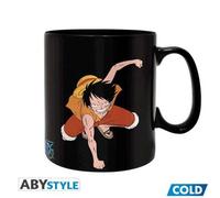Shein Taza Térmica de Cerámica Abystyle One Piece Modelo Luffy y Ace - Producto Original - Envio Rapido desde España