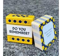 Shein ¿Te acuerdas? Juego de cartas, 50 preguntas para compartir recuerdos, juego de conversación para familia y amigos, para regalo de fiesta de familia y