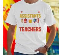 Shein Teaching Assistants We Are Created Because Teachers Need Heroes Too Camiseta Hombre Regalo para Maestro Ropa Divertida Alta Calidad Oferta Especial Ed
