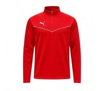 Shein Teamrise Men's 1/4 Zip Sweatshirt Red