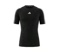 Shein Techfit Men's Compression Training 3-Stripes camiseta Black