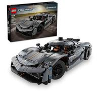 Shein Technic Koenigsegg Jesko Absolut Gris Hypercar, Juego de construcción de coche deportivo para niños y niñas, Coche de carreras de vehículo para niños,