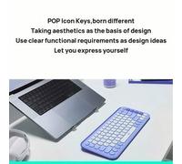 Shein Teclado Bluetooth POP ICON KEYS - Silencioso y portátil, universal para oficina/estudio