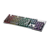 Shein Teclado mecánico K500Y con cable y retroiluminación RGB para juegos, artefacto para juegos, teclas completas, anti-efecto fantasma, para computadora p