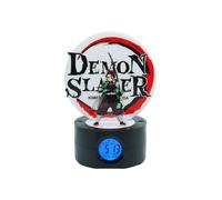 Shein TEKNOFUN - - Demon Slayer Licencia Oficial - TANJIRO Reloj Despertador Luminoso de 20 cm - 2 Modos de iluminación - Funciona con Cable 3 x AAA/USB (In
