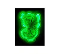 Shein Teknofun - Licencia Oficial Dragon Ball Z - Aplique LED Neón Shenron 40 cm - Luz decorativa - Se entrega con 2 soportes - Para Niños y Adultos - de 14