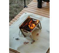 Shein Tela ignífuga para acampar al aire libre, picnic, barbacoa, almohadilla aislante, manta ignífuga para altas temperaturas, tela ignífuga, espesor 1 mm