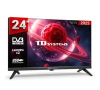 Shein Televisor 24 Pulgadas HD No Smart TV, USB Grabador reproductor, Sintonizador digital DVB-T2/C/S2 - TD Systems M24K21H