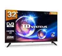 Shein Televisor 32 Pulgadas HD, USB Grabador reproductor, Sintonizador digital DVB-T2/C - TD Systems PRIME32M20H