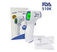 Shein Termómetro Infrarrojo Sin Contacto Para Medición De Temperara Corporal Con Gran Pantalla Led (batería No Incluida), Regalo Ideal Para Navidad, Hallowe