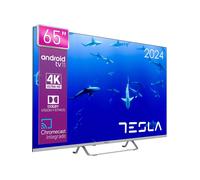 Shein Tesla - Smart TV de 65" (165cm), Televisión Resolución UHD, Android TV 11, Hey Google Official Assistant, WiFi & Bluetooth, 2 Altavoces 12W, Chromecas