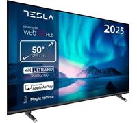 Shein TESLA TV Smart TV 50 Pulgadas Series 6-4K UHD, webOS, HDR10, Dolby Audio, ThinQ AI, AirPlay, Miracast, Game Mode, Grabación USB, 3 + 2 USB, Negro ✅ E