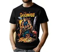 Shein The Goonies - Movie Poster Inspired Unisex Black T-Shirt