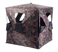Shein Tienda de campaña de caza, tienda de camuflaje para 1-2 personas, tienda emergente portátil con bolsa de transporte, cuerdas y estacas, escondite de c