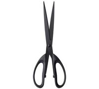 Shein Tijeras con hojas negras, tijeras especiales de cocina para el hogar, tijeras manuales, tijeras de oficina, tijeras de hilos antiadherentes, afiladas