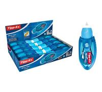 Shein Tipp-Ex Cinta Correctora Blanca de Bolígrafos, Óptimo para Material Escolar, Micro Tape Twist, 8m x 5mm, AZUL Con Cabezal Rotativo TOP CALIDAD GARANTI