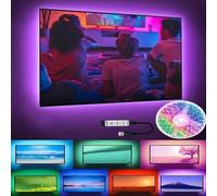Shein Tira de luces LED RGB de 98 pies/65 pies/50 pies/32.8 pies/16.4 pies para dormitorio, habitación, hogar, decoración de fiestas, aplicables para decora