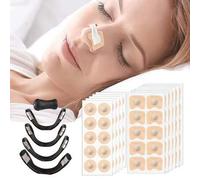 Shein Tiras magnéticas nasales para respirar, 60 unidades de imanes nasales para respirar con abridor nasal, tiras magnéticas nasales para mejorar la calida