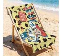 Shein Toalla de playa de Jessie de Toy Story de Disney - Toalla de playa con patrón de vaquera vintage, para piscina y playa