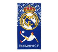 Shein Toalla Real Madrid de Playa y Casa, Licencia 100% Oficial, Infantil, Niños, Niñas, Licencia 100% Oficial, Color Azul, 70 x 140 cm, Kiglam. Envios 24