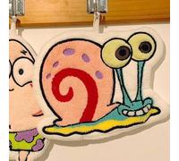 Shein Toallas de mano de peluche con personajes de dibujos animados Bob Esponja y Patricio, paños absorbentes colgantes lindos, pañuelos suaves para la coci