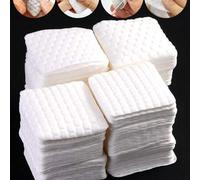 Shein Toallitas para uñas sin pelusas, almohadillas súper absorbentes 200/500 piezas para remover esmalte de uñas en gel, desmaquillante, removedor de pegam