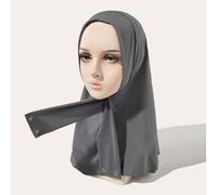Shein Tocado con turbante de unicolor para mujer con tira elástica y hebilla - Gorra pull-over de moda, suave y cómoda para el uso casual diario