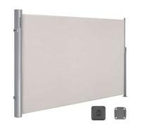 Shein Toldo Lateral de Aluminio, Extensible, 180 x 300 cm, Toldo de Sombra, Toldo de Exterior, para Balcón, Terraza y Jardín, Gris Antracita