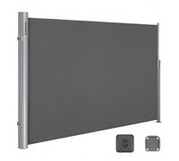 Shein Toldo Lateral de Aluminio, Extensible, 200 x 300 cm, Toldo de Sombra, Toldo de Exterior, para Balcón, Terraza y Jardín, Gris Antracita