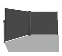 Shein Toldo lateral extensible, toldo lateral, toldo de doble cara, pantalla de privacidad extensible, estor lateral, toldos laterales, revestimiento de PU,