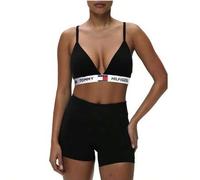Shein TOMMY HILFIGER UNDERWEAR Women's Sports Bras Lightweight Supportive Durable Home Running Yoga Black UW0UW05607-BDS